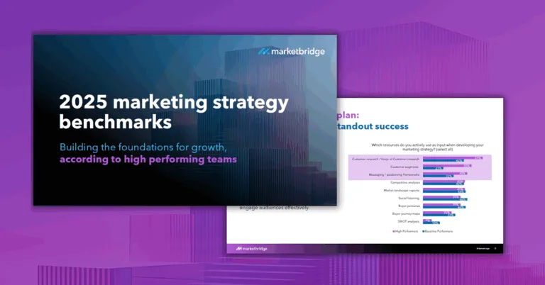 2025 marketing strategy benchmarks