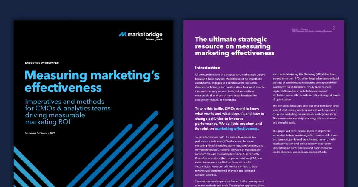 measuring marketing's effectiveness second edition